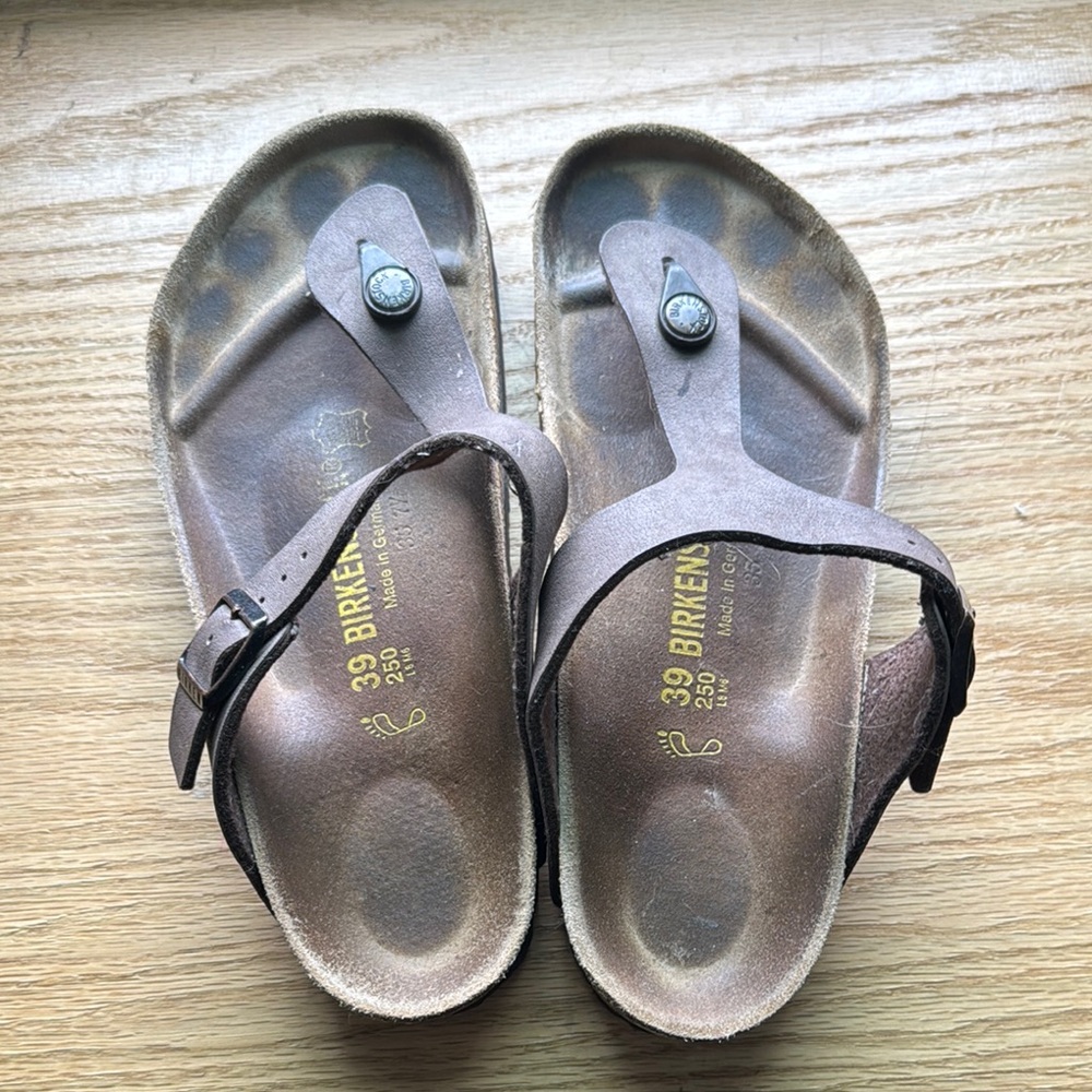 Birkenstock Brown Sandals Classic Cork Footbed